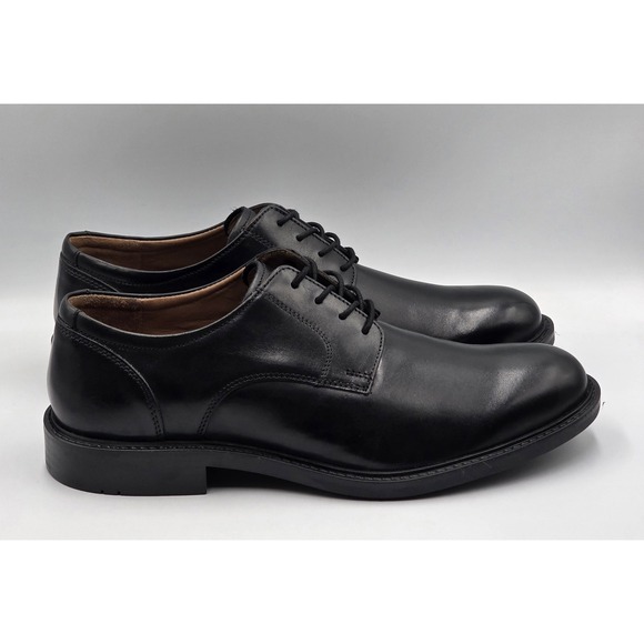 Johnston & Murphy Tabor Plain Toe Oxford Mens 11.5M Black Leather Dress Shoes main image 10